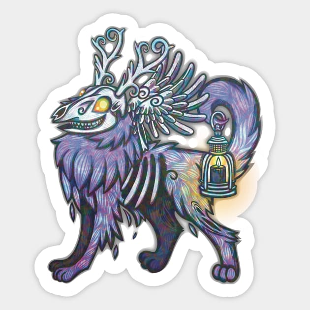 Wendigo Sticker by silveryweb